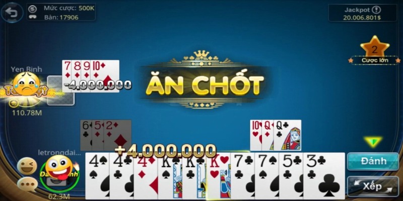 Phỏm tại game bài Hitclub đầy sức hấp dẫn